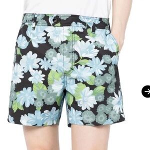 Tom Ford men’s shorts floral flat front cotton blend Sz 30
